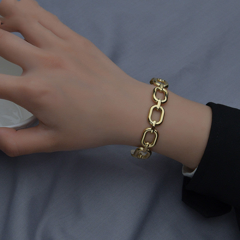 Bracciale a catena grosso