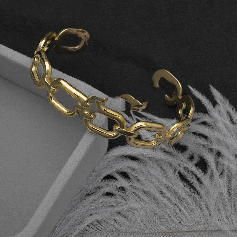 Bracciale a catena grosso