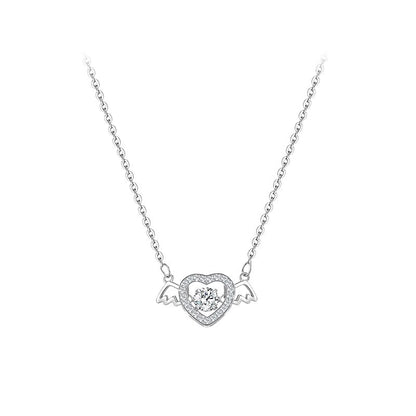 Collana con cuore d'angelo