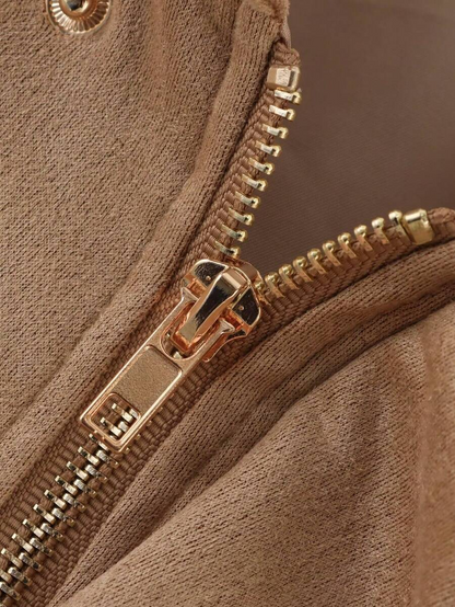 Isabella | Giacca in pelle scamosciata vintage