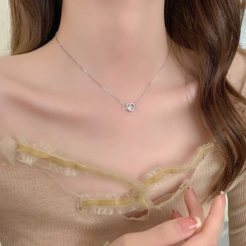 Collana con cuore d'angelo