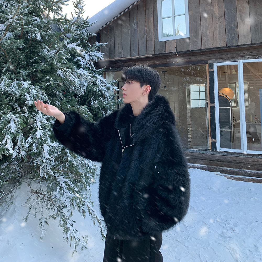 Cappotto termico imbottito in pelliccia