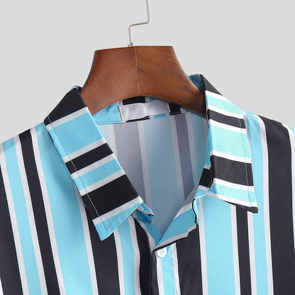 Vigo | Camicia a righe blu