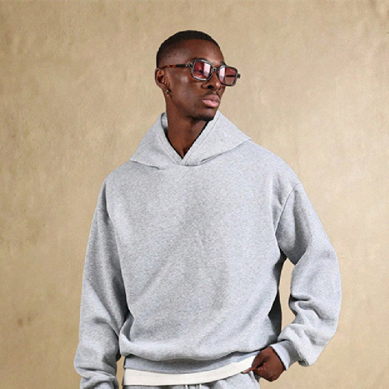 Felpa con cappuccio rilassata & Set di pantaloni della tuta