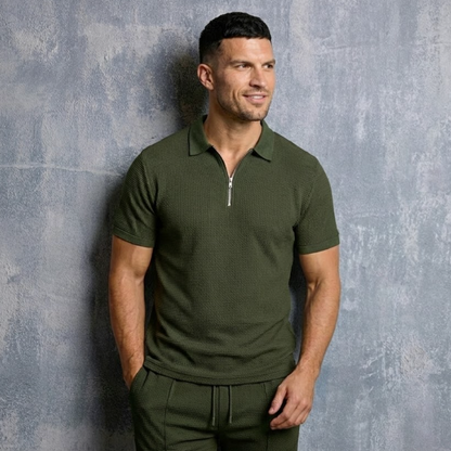 Otto | Set in maglia waffle a due pezzi