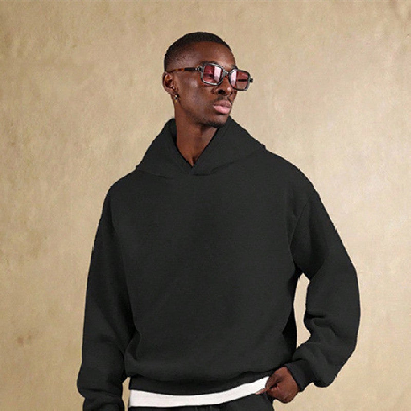 Felpa con cappuccio rilassata & Set di pantaloni della tuta