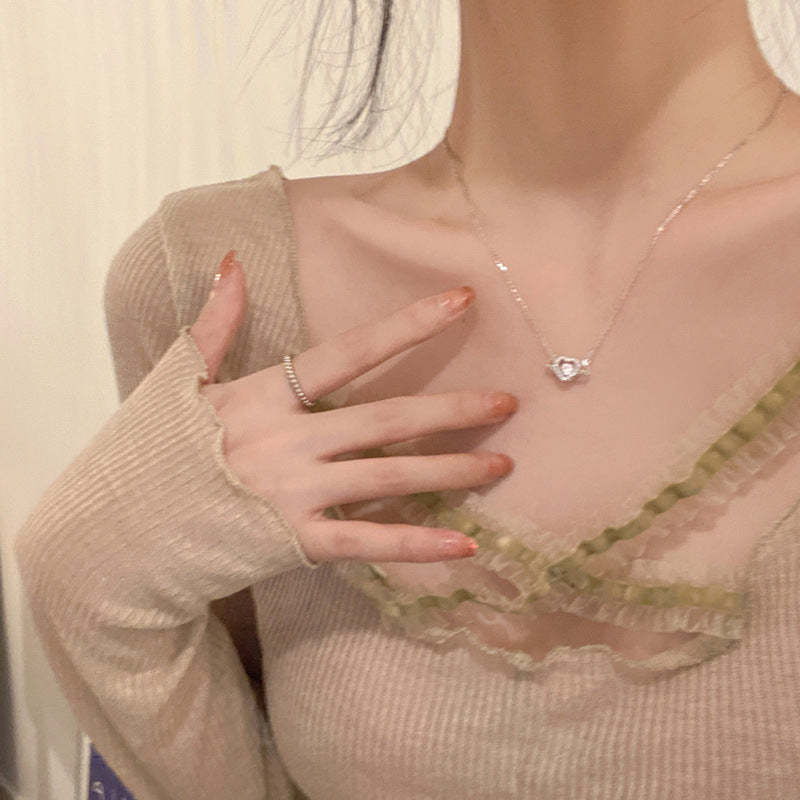 Collana con cuore d'angelo